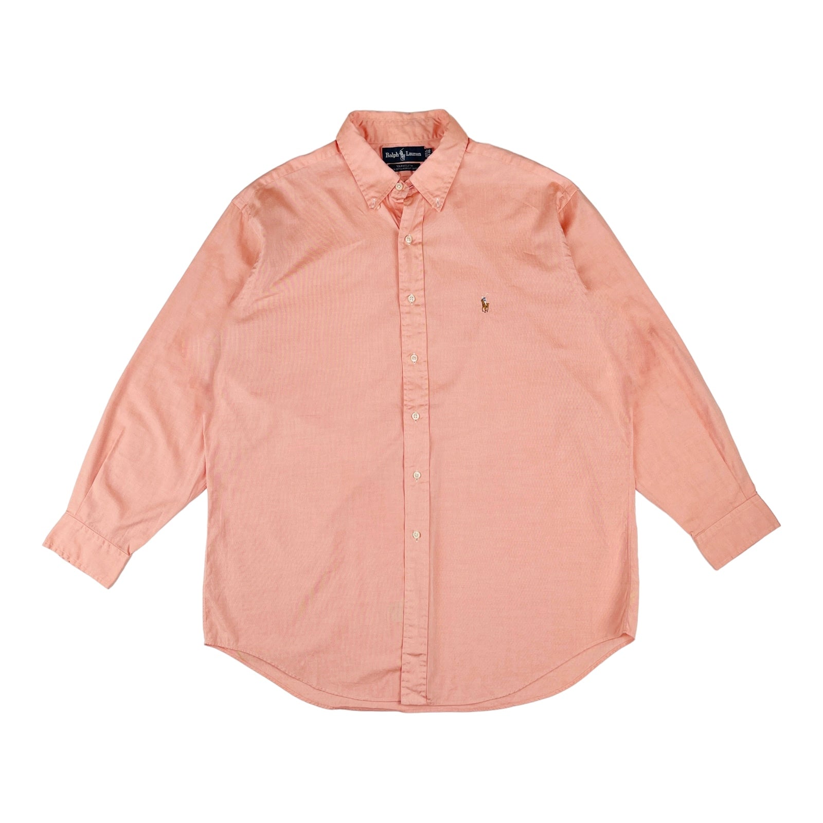 Salmon pink ralph lauren shirt online