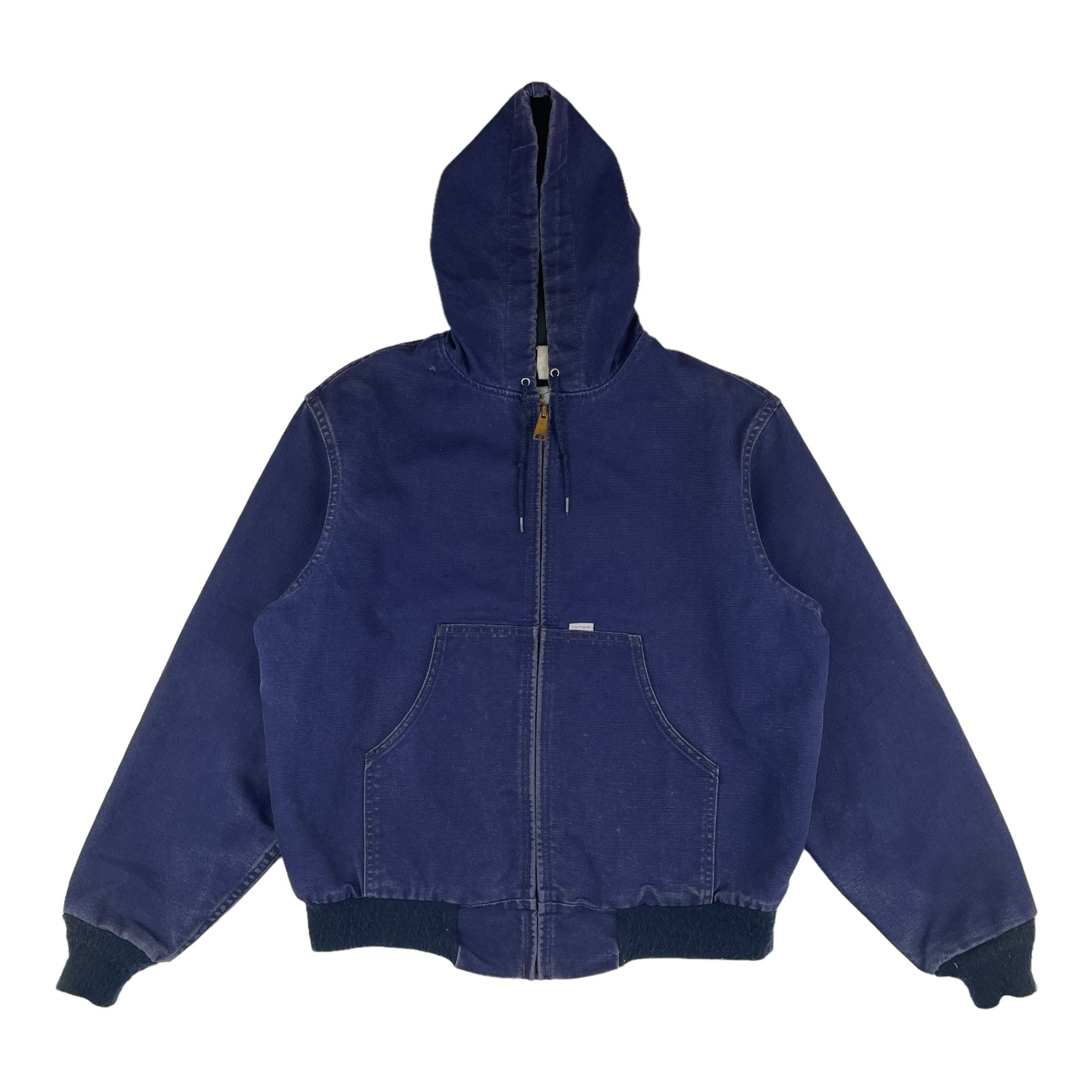 Carhartt denim hooded jacket best sale