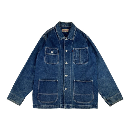 DOG HOUSE VINTAGE CHORE DENIM JACKET (LARGE)