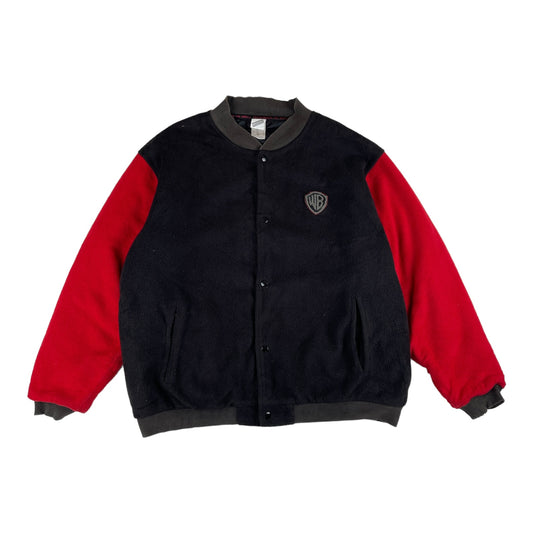 WARNER BROS. STUDIOS VINTAGE (1990s) FLEECE VARSITY JACKET (XL)