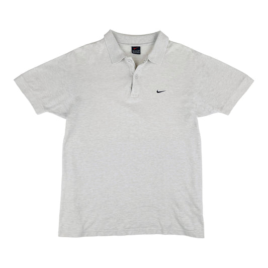 NIKE VINTAGE WHITE POLO SHIRT (MEDIUM)