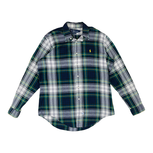 POLO BY RALPH LAUREN PLAID L/S BUTTON DOWN SHIRT (MEDIUM)