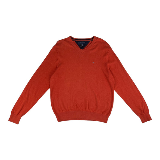 TOMMY HILFIGER V-NECK SWEATER (MEDIUM)