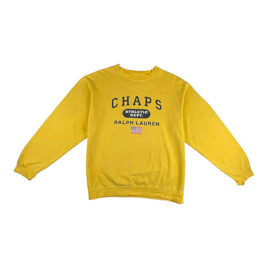 CHAPS BY RALPH LAUREN VINTAGE SPELL-OUT SWEATSHIRT (MEDIUM)