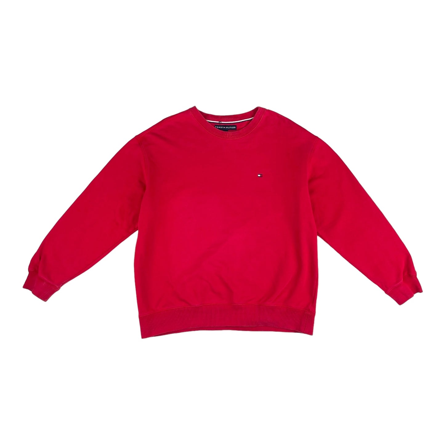 TOMMY HILFIGER CREWNECK SWEATSHIRT (LARGE)