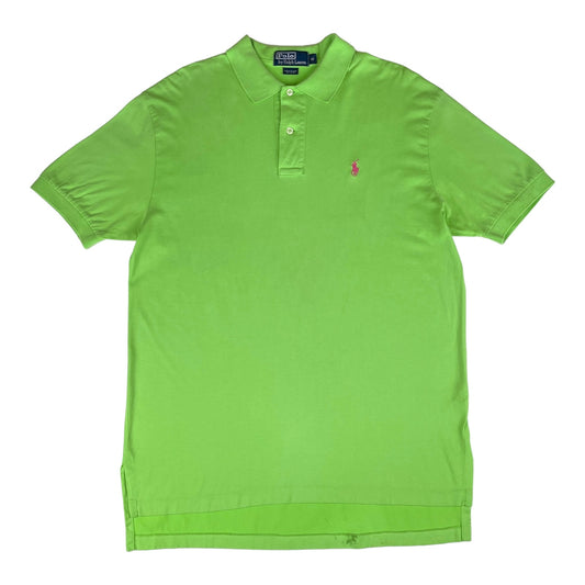 POLO BY RALPH LAUREN LIME GREEN POLO SHIRT (MEDIUM)