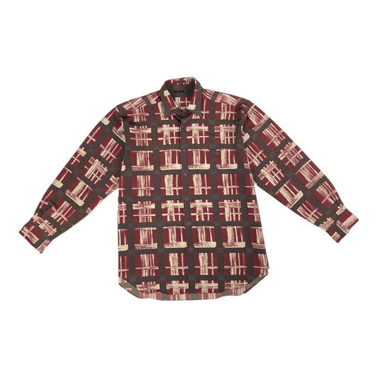 PLAY LORD (JP BRAND) VINTAGE ALL-OVER PRINT L/S BUTTON UP SHIRT