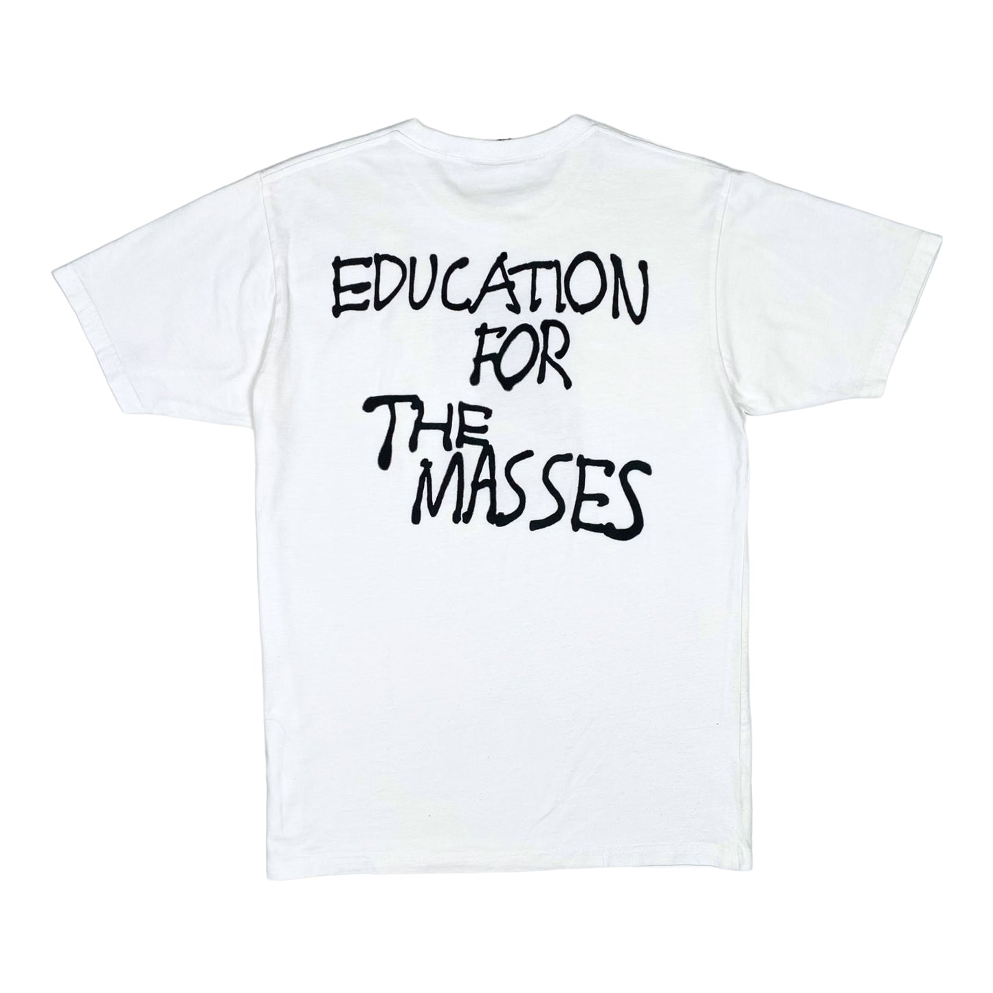 STUSSY "EDUCATION FOR THE MASSES" TEE (MEDIUM)