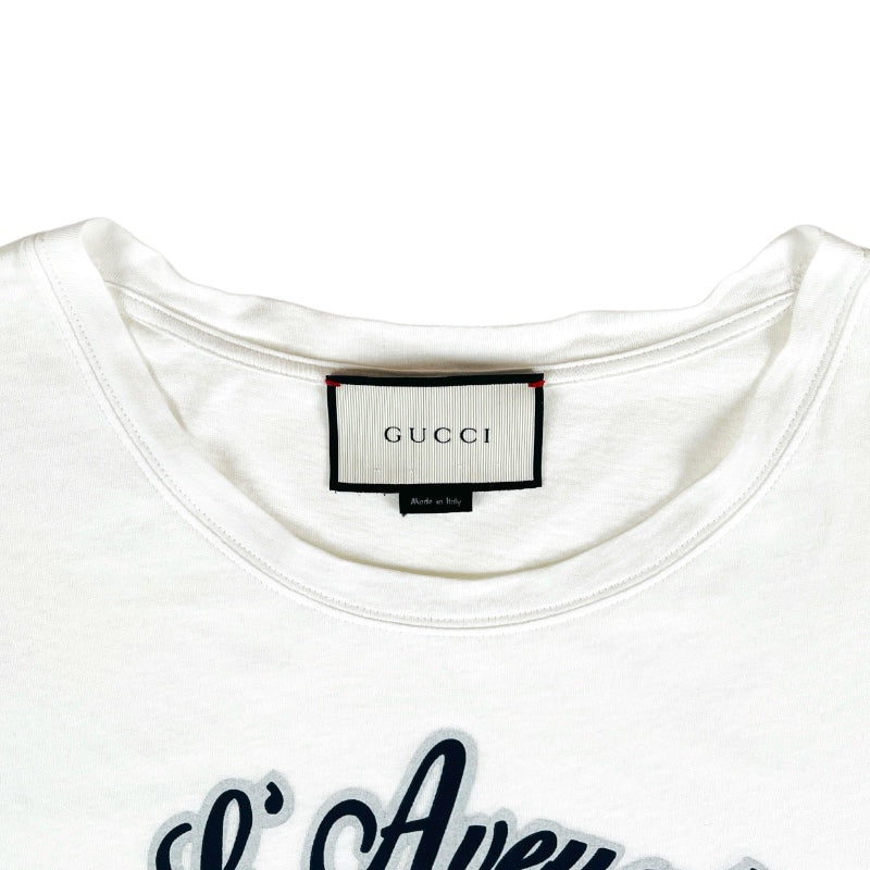 GUCCI "L'AVEUGLE PAR AMOUR" BUTTERFLY PRINT TEE